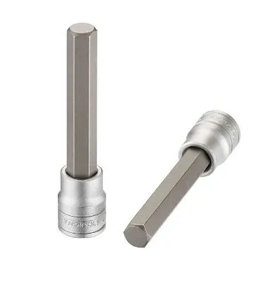 Pipebits 3/8 lang sekskant kromvanadium