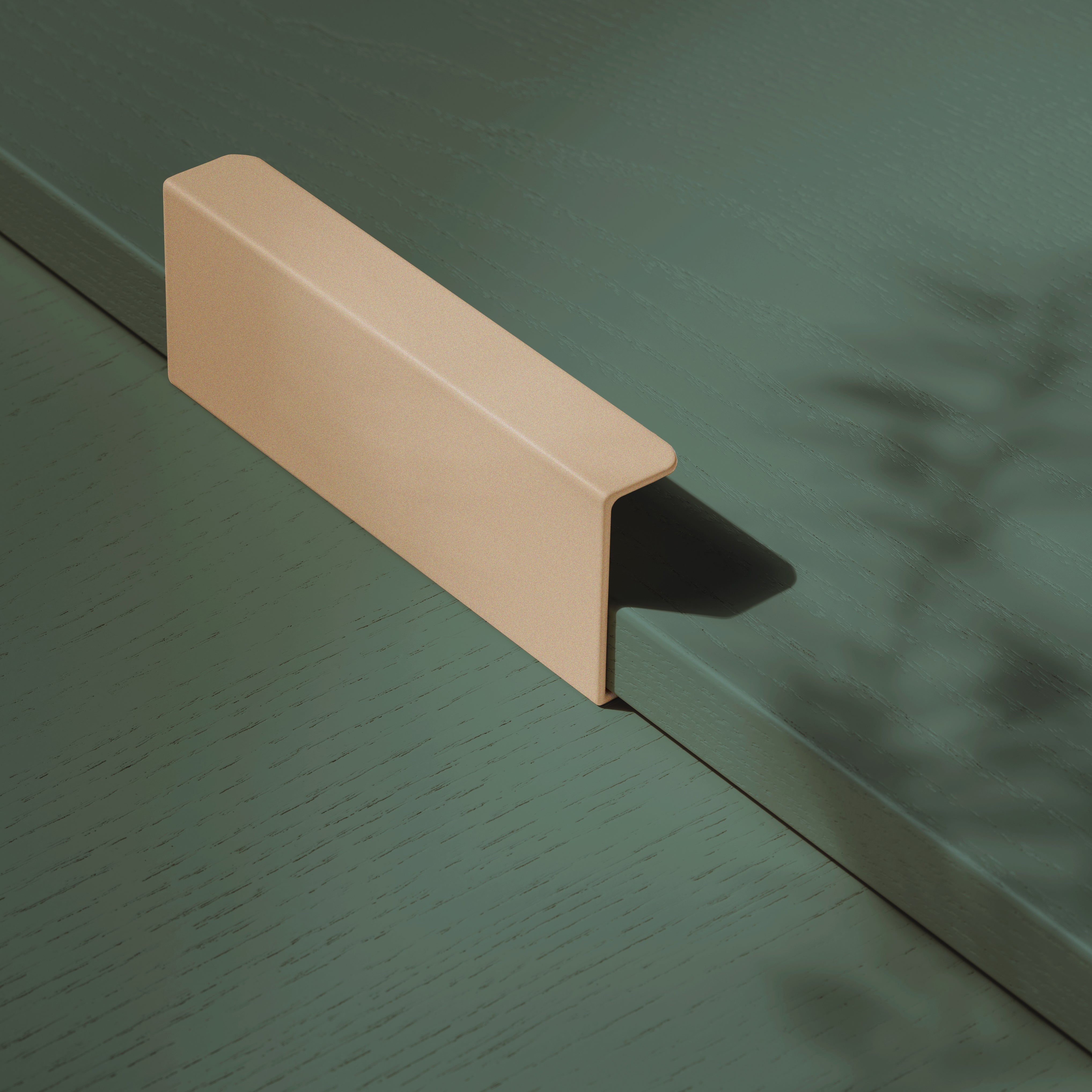 Toniton Hide 120 møbelhåndtak Greige 120 mm