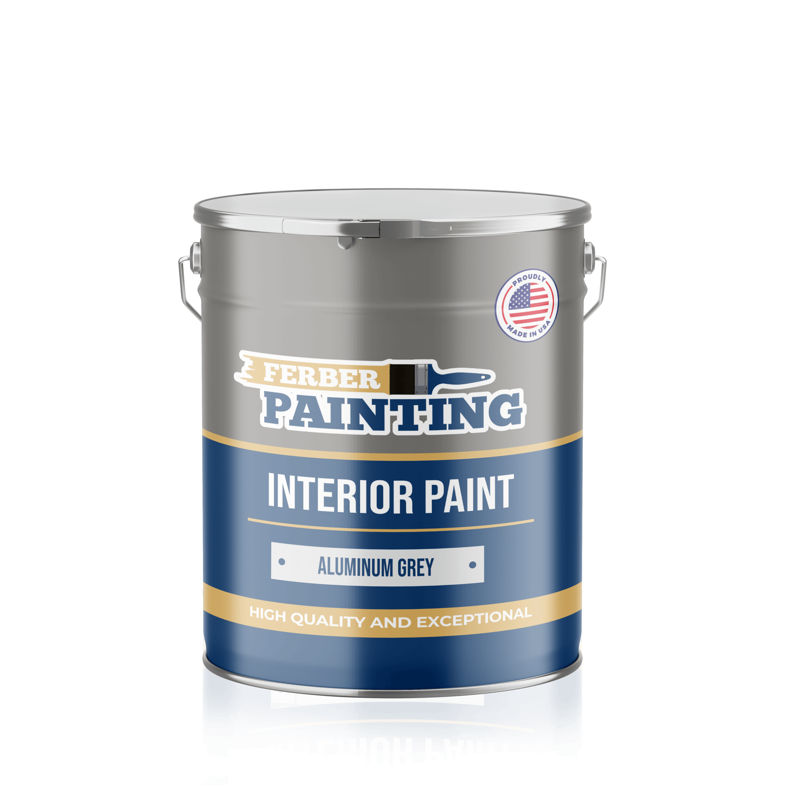 Ferber Painting interiørmaling aluminiumgrå matt