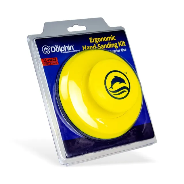 Blue Dolphin Tapes Ergonomic sliperondeller håndsliper sett