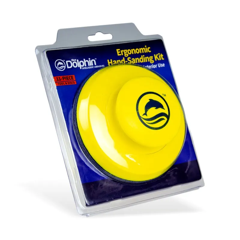 Blue Dolphin Tapes Ergonomic sliperondeller håndsliper sett