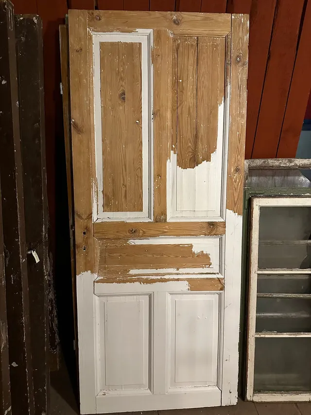 Ovolin innerdør 5 speil 203x85 cm høyre – tett
