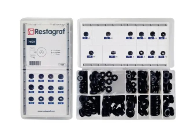 Restagraf 70128 sortimentsboks trådringer 4–11 mm