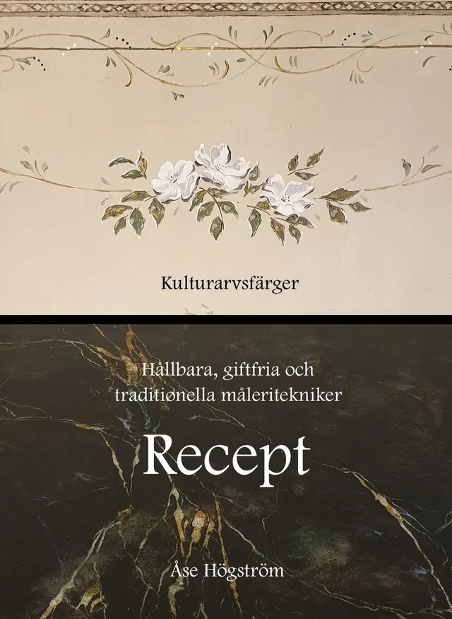 Ovolin Kulturarvsfärger oppskriftsbok 78 sider