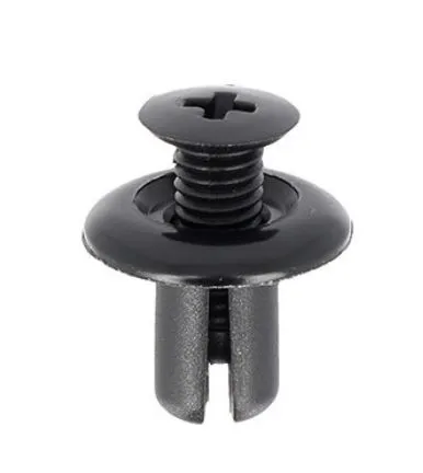 Restagraf 130330 plastnagle Ø8,2 mm 12pk sort