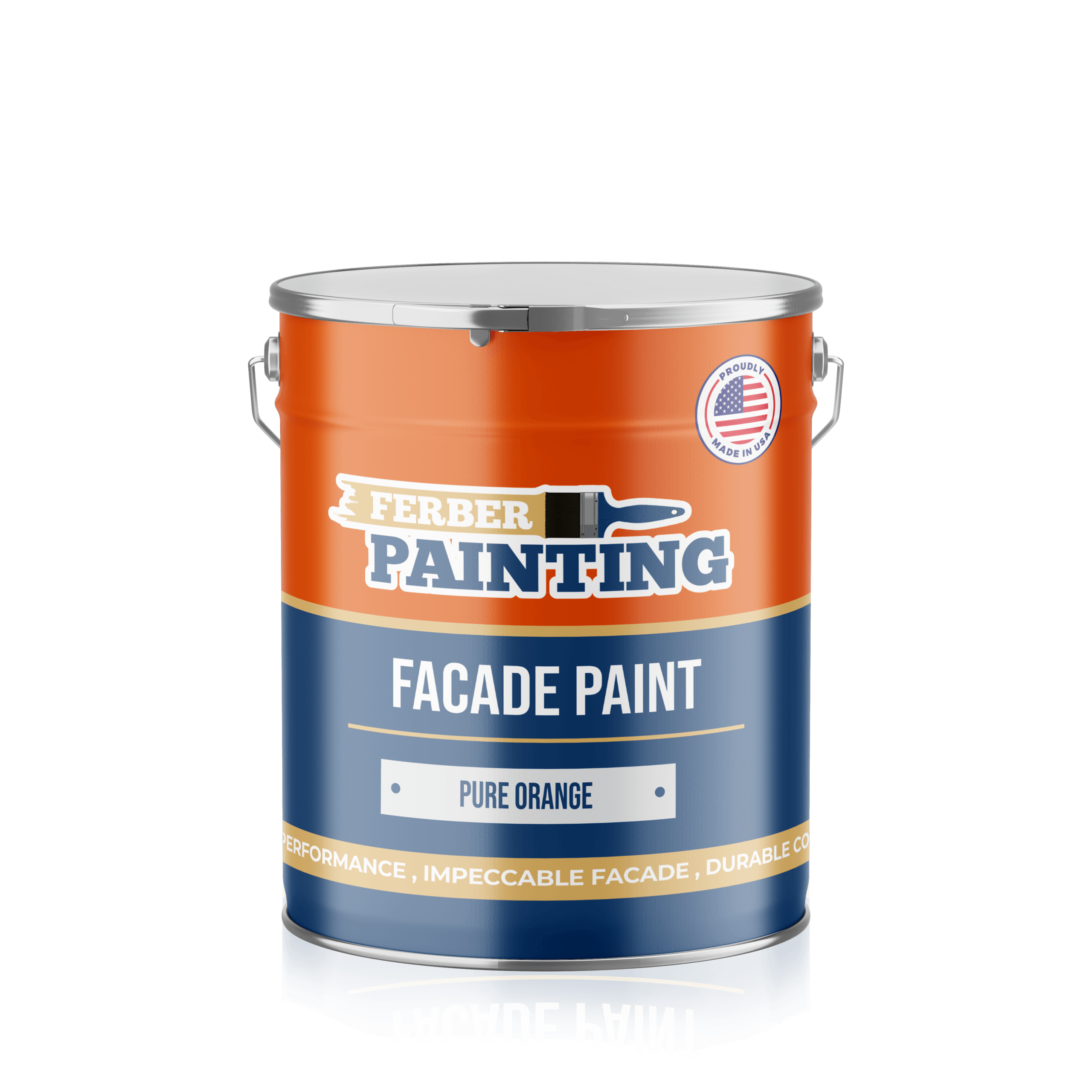 Ferber Painting fasademaling ren oransje 1 l matt