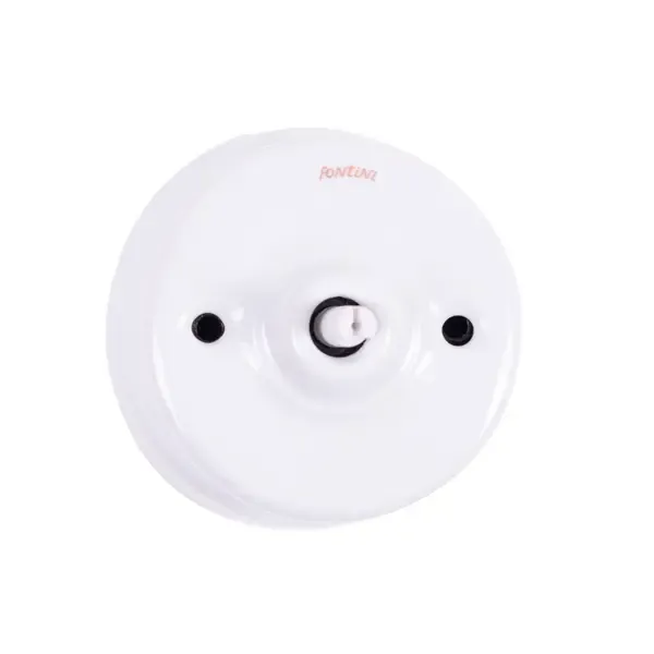 Gysinge dobbeltdimmer hvit porselen uten ratt