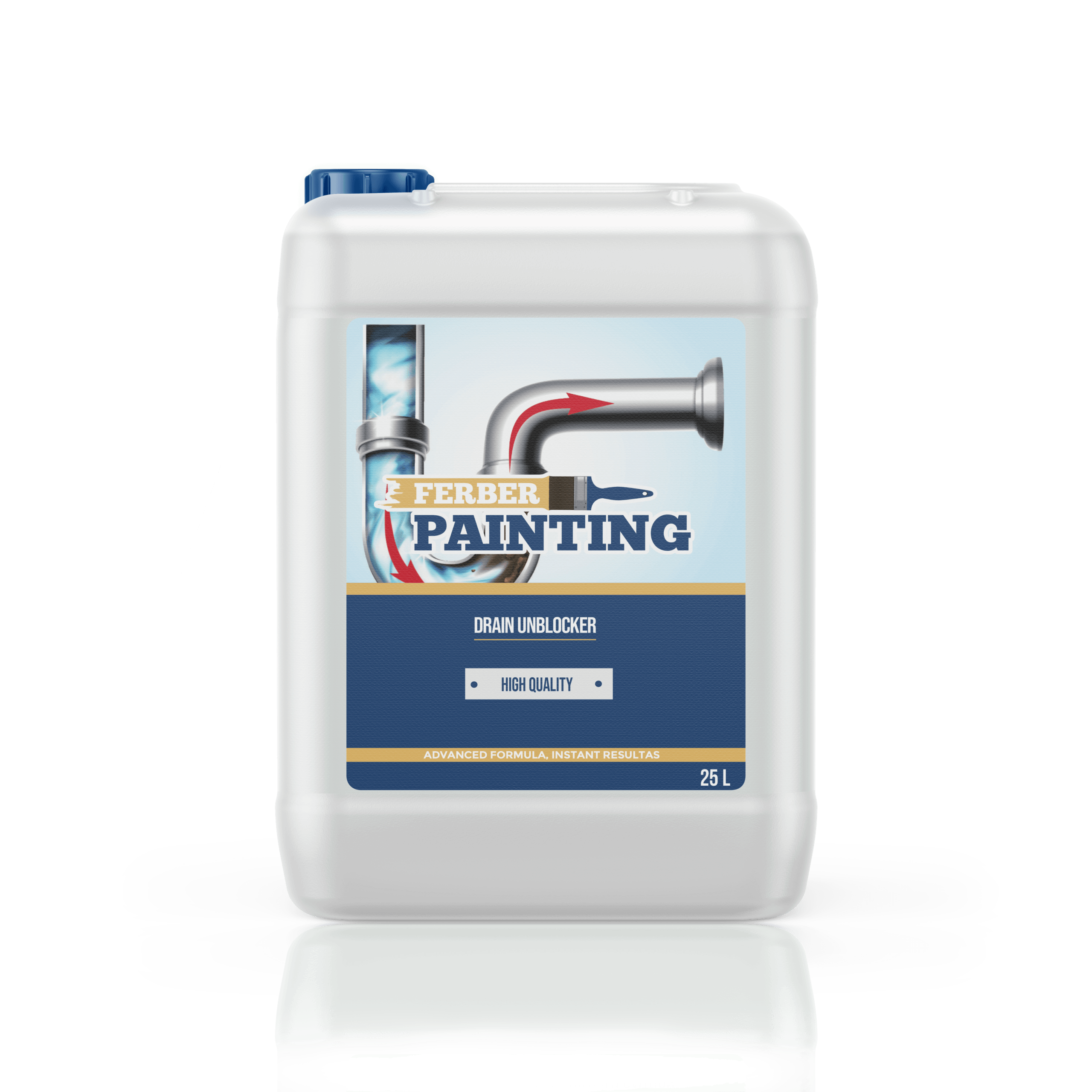Ferber Painting avløpsåpner 1 liter konsentrert