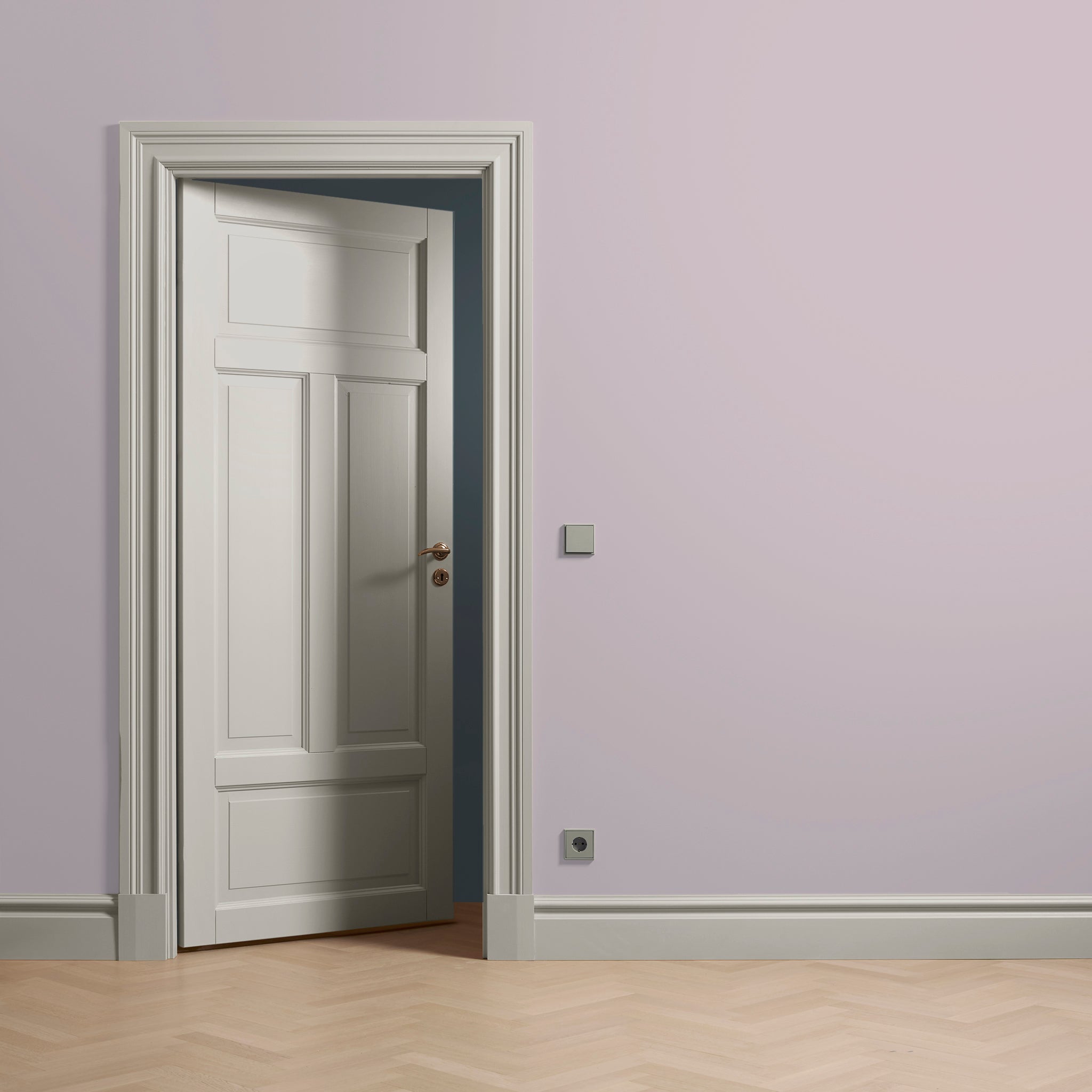 Toniton Lilac 02 veggmaling fargeprove lys fiolett
