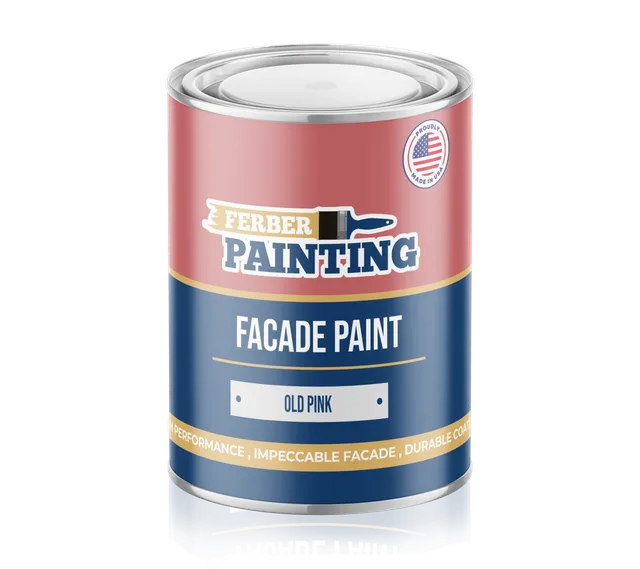 Ferber Painting Facade Paint Old Pink fasademaling rosa matt