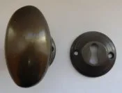 Ovolin Dørvrider Egg dørknott 6,5x3,5 cm par