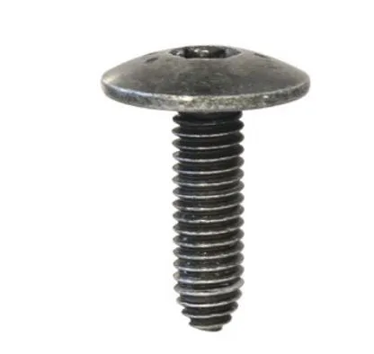 Restagraf 11158 skrue svart XL-hode M6 12-pk