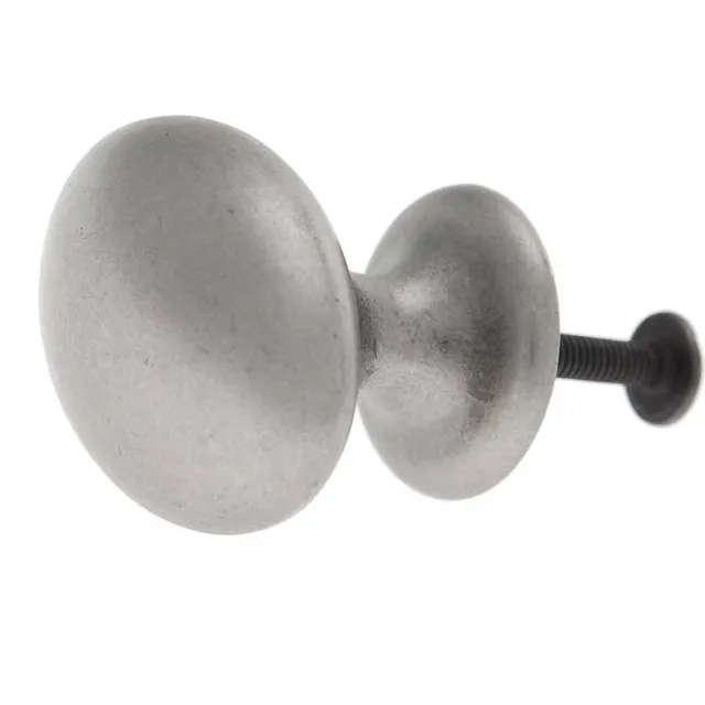 Ovolin Knopp oval tinnfarget 4 cm