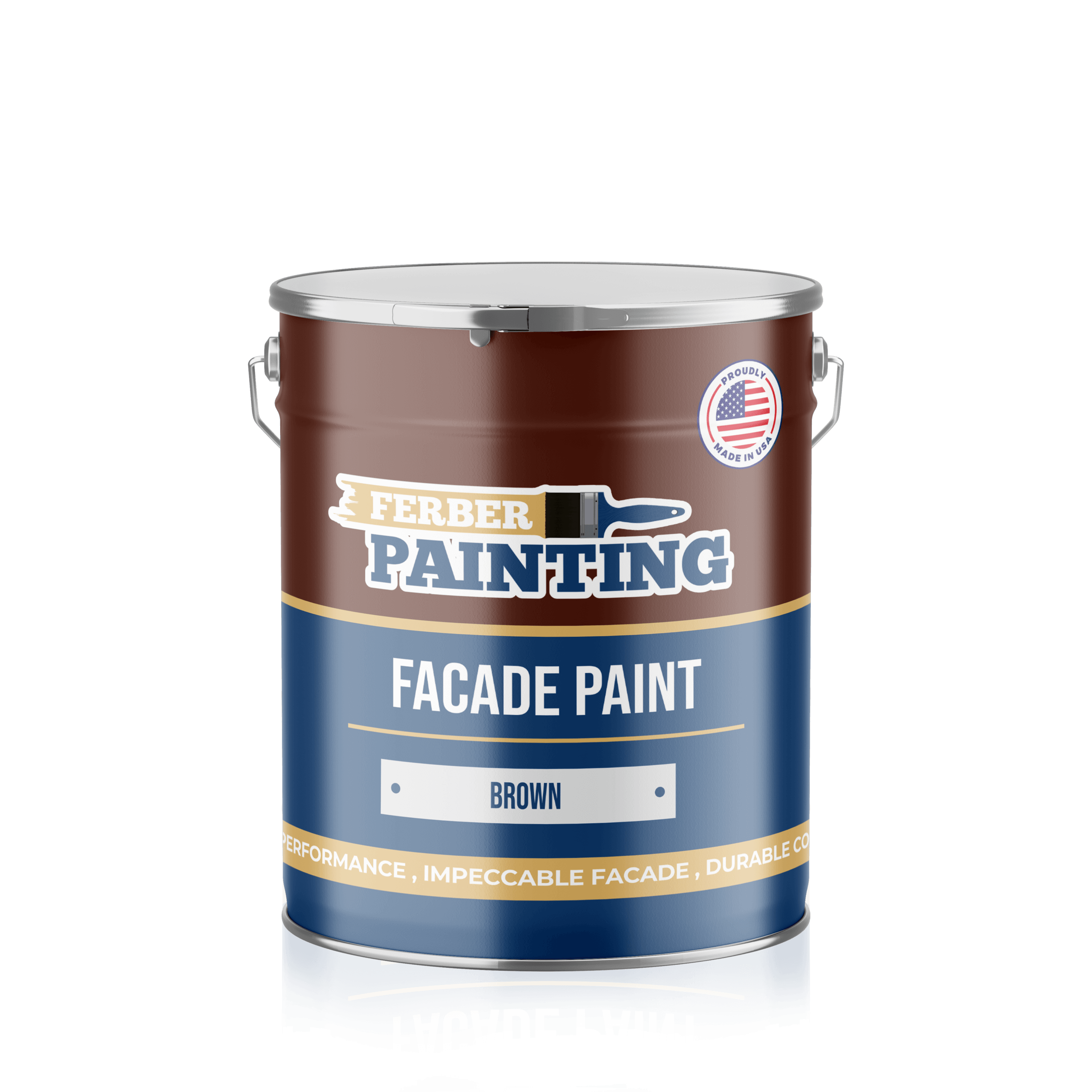 Ferber Painting fasademaling brun matt værbestandig