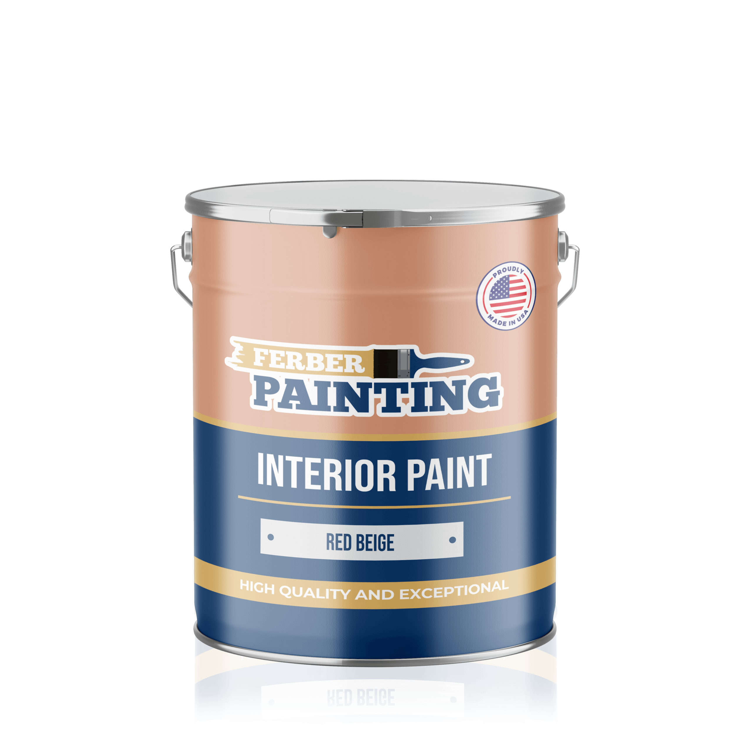 Ferber Painting interiørmaling rødbeige matt vaskbar
