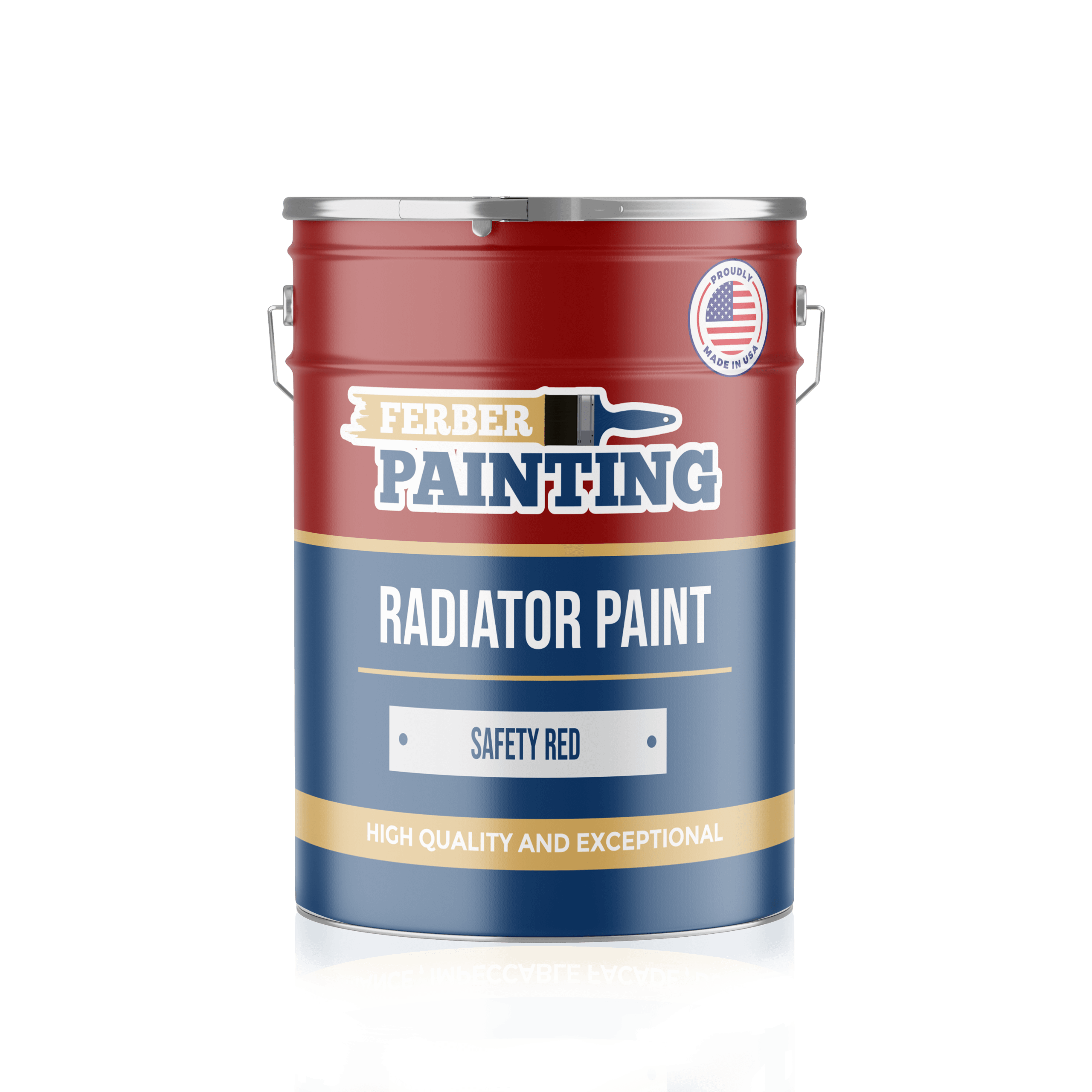 Ferber Painting Radiator Paint radiatorlakk rød