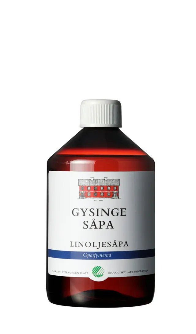 Gysinge Gysingesåpa linoljesåpe uparfymert 0,5 l