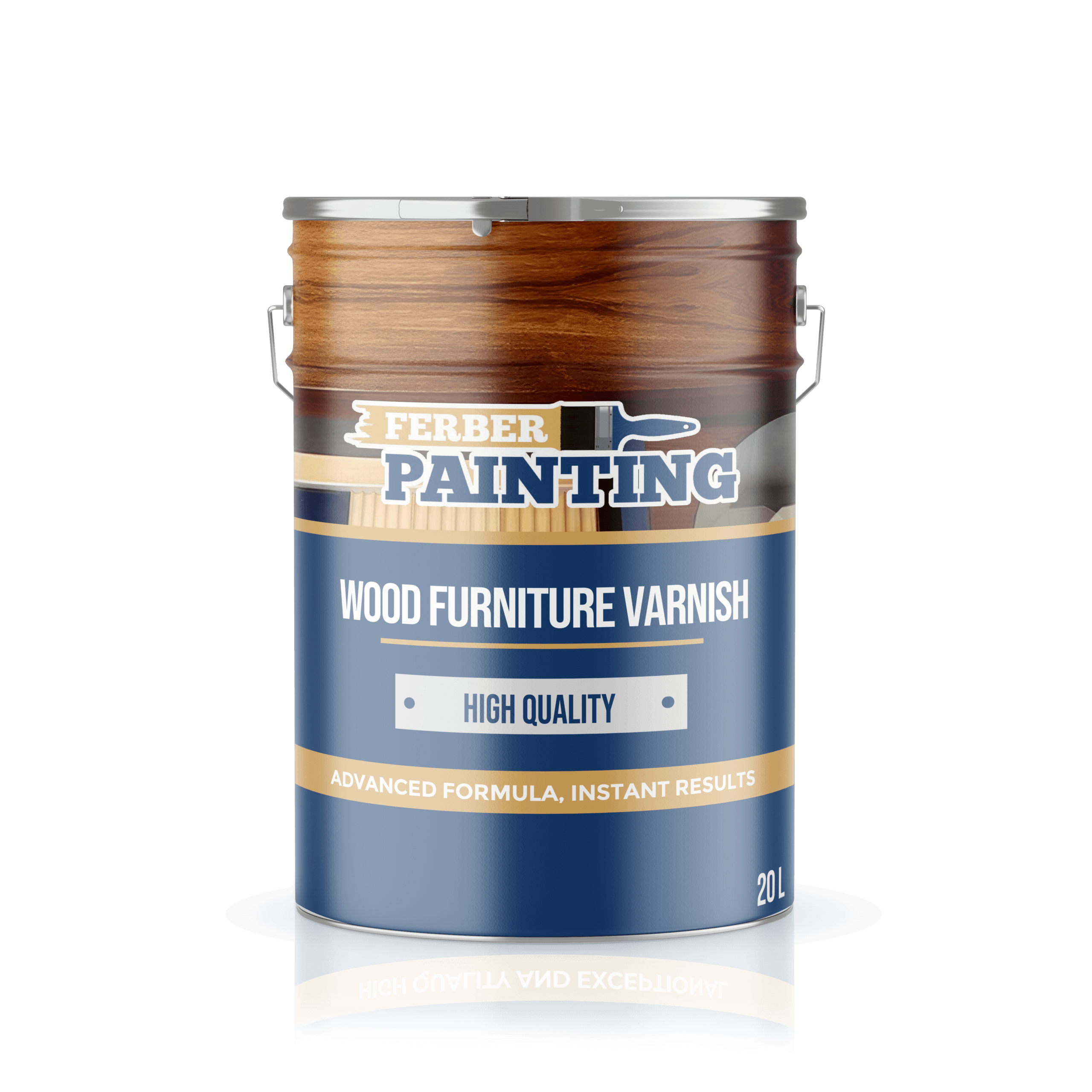 Ferber Painting Wood Furniture Varnish møbellakk slitesterk