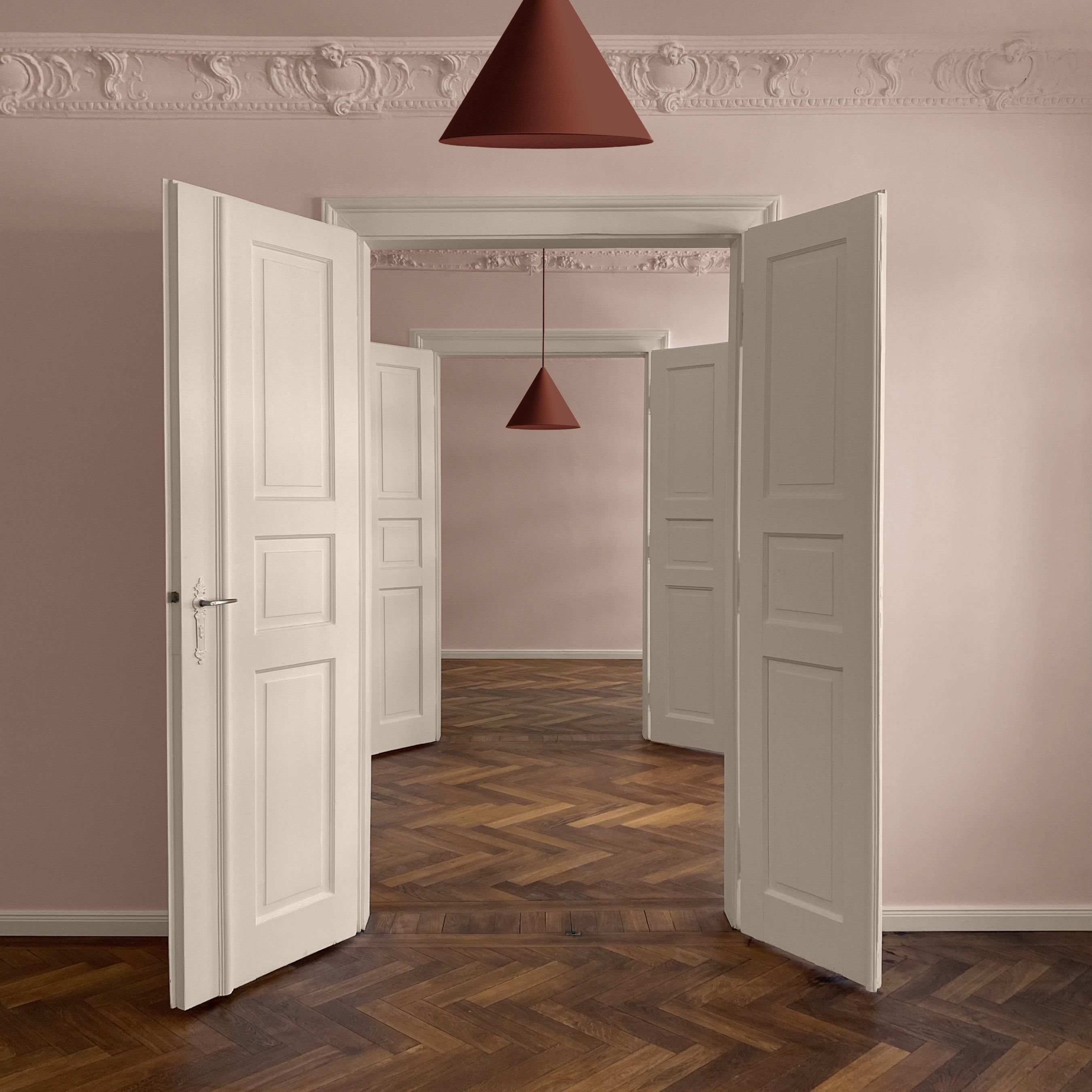 Toniton Cone takpendel 300 Reddish Brown rødbrun