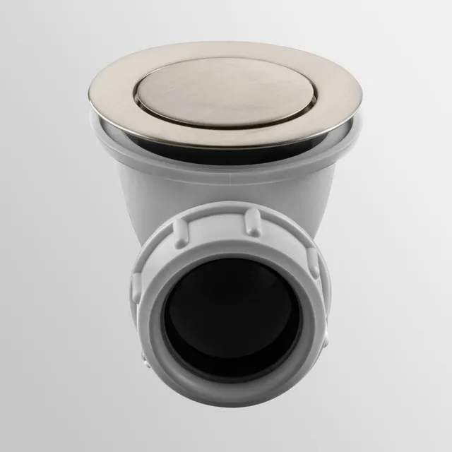 Toniton Universal bunnventil Brushed Nickel badekar