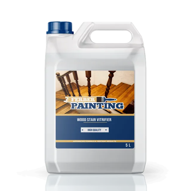 Ferber Painting Wood Stair Vitrifier trelakk transparent