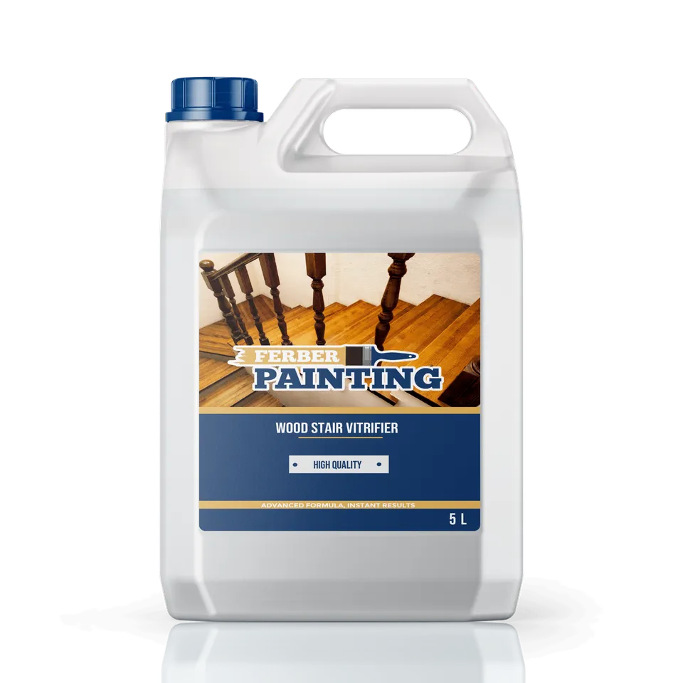 Ferber Painting Wood Stair Vitrifier trelakk transparent