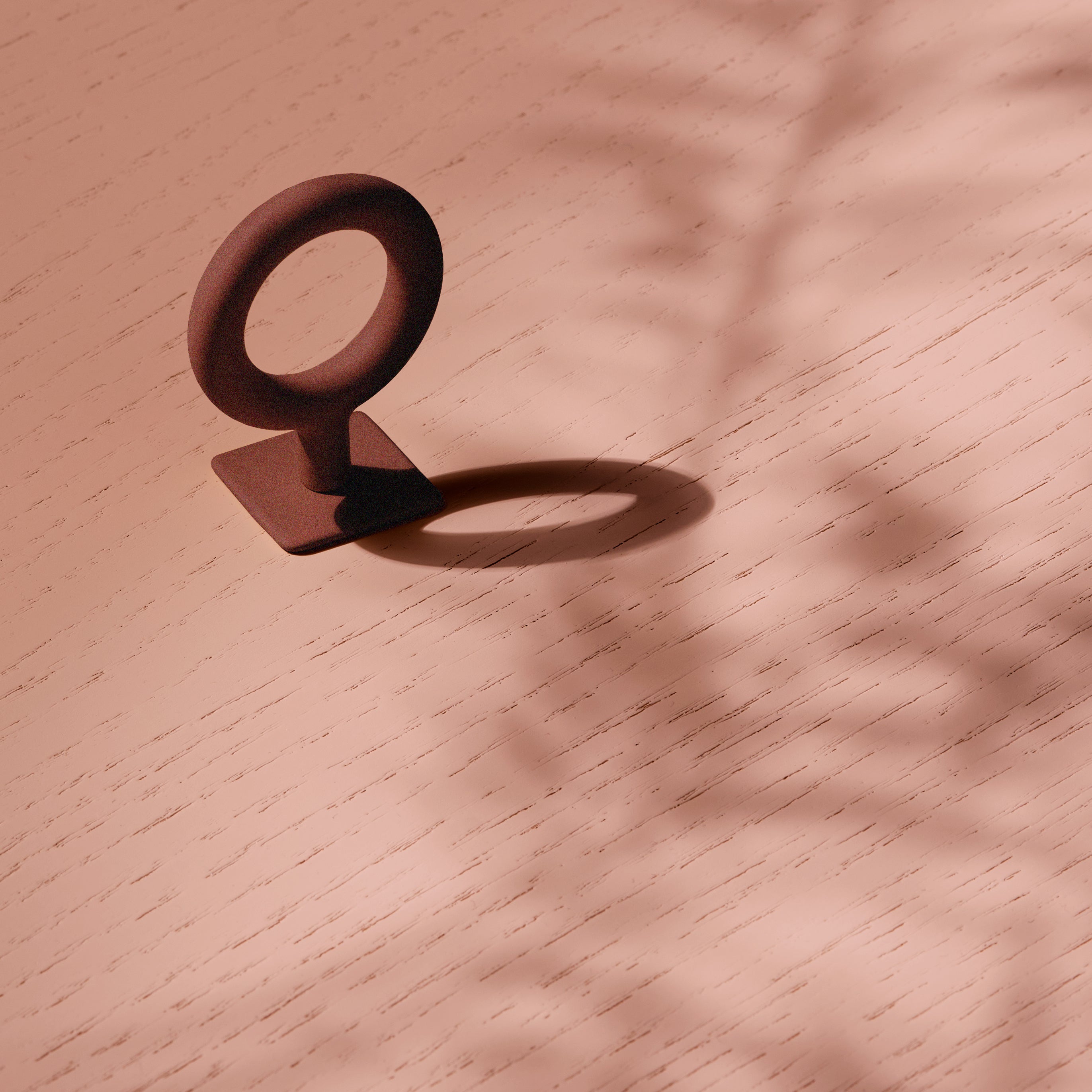 Toniton Key håndtak Reddish Brown matt rødbrun