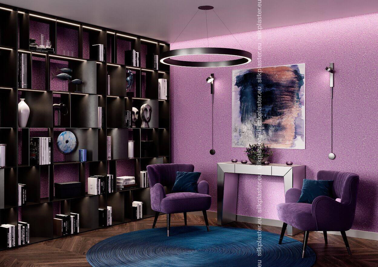 Silk Plaster Versailles 1 flytende tapet gull sølv glitter