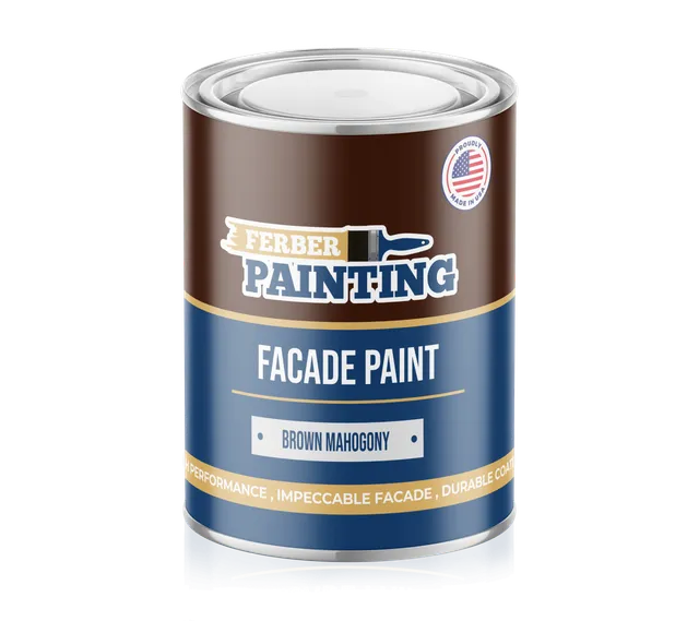 Ferber Painting Facade Brown Mahagony fasademaling matt