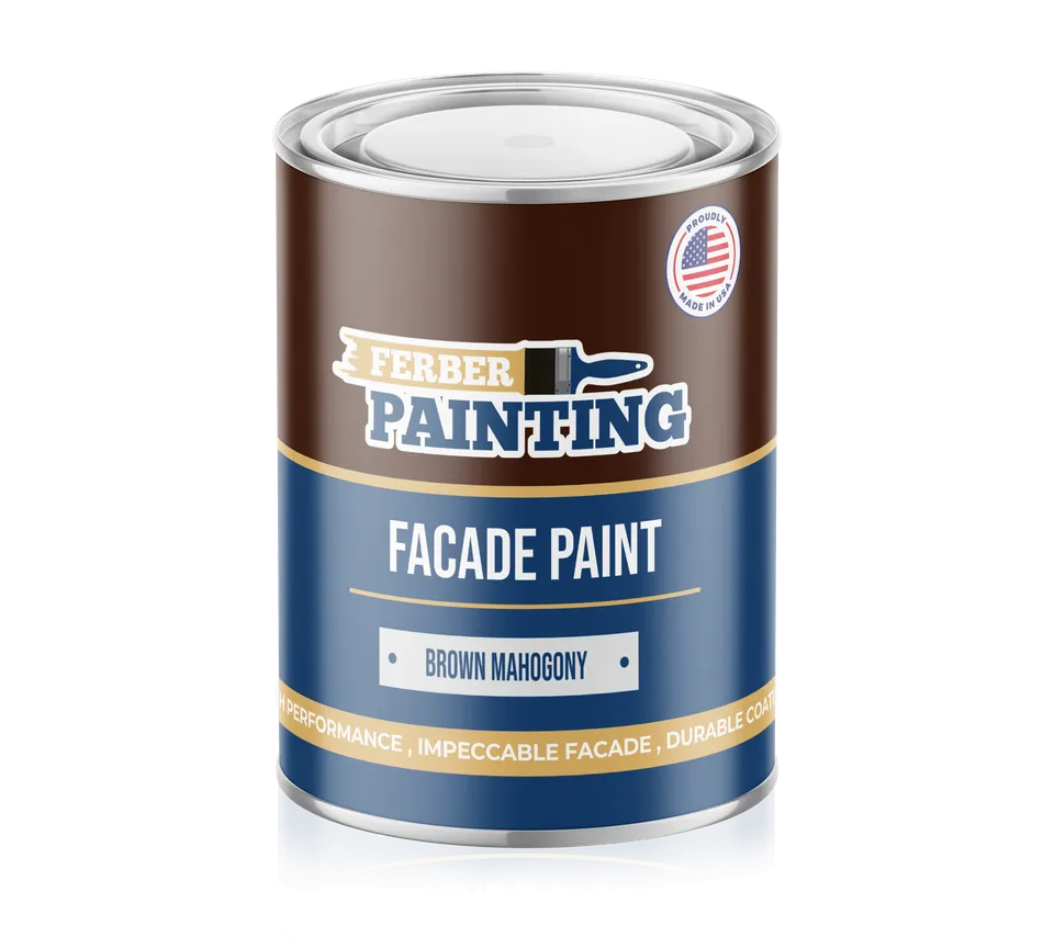 Ferber Painting Facade Brown Mahagony fasademaling matt