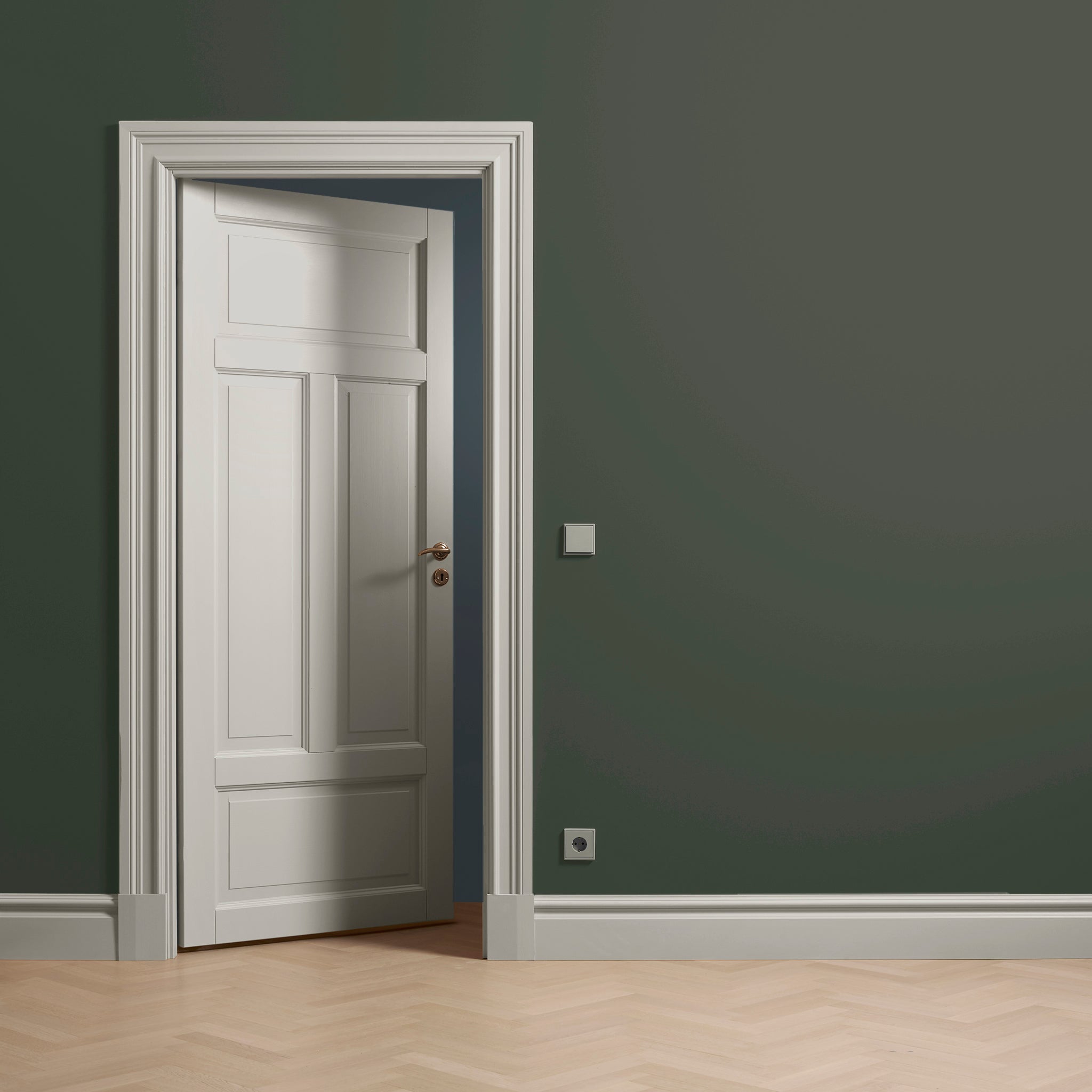 Toniton Deep Green 07 veggmaling 1 L grønn helmatt