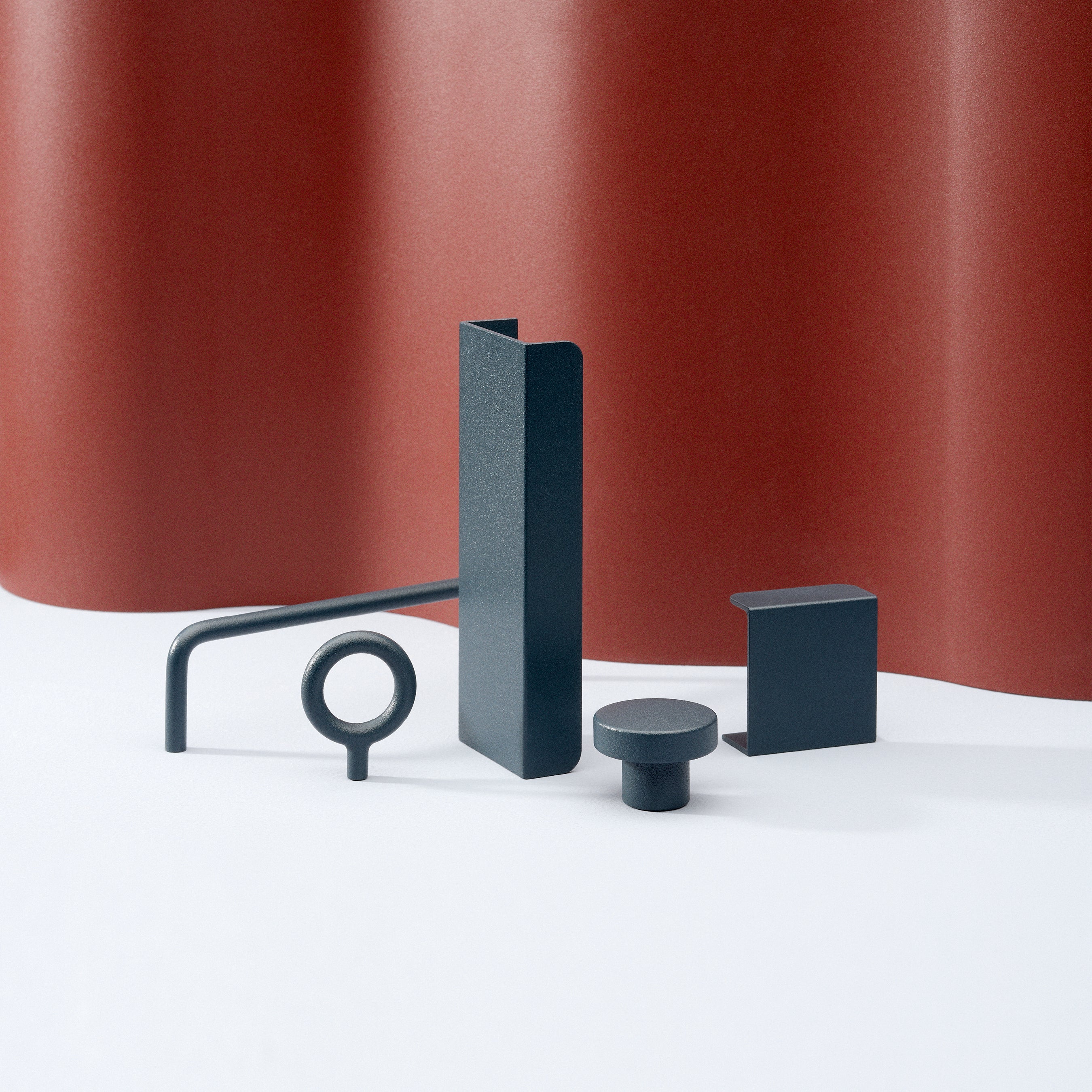 Toniton Key knotthåndtak deep blue metall