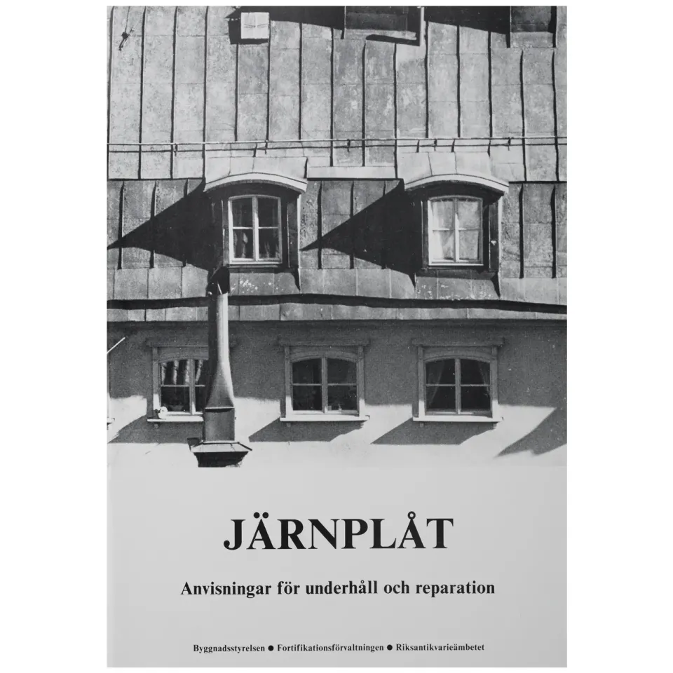 Gysinge jernplate hefte vedlikehold platetak reparasjon