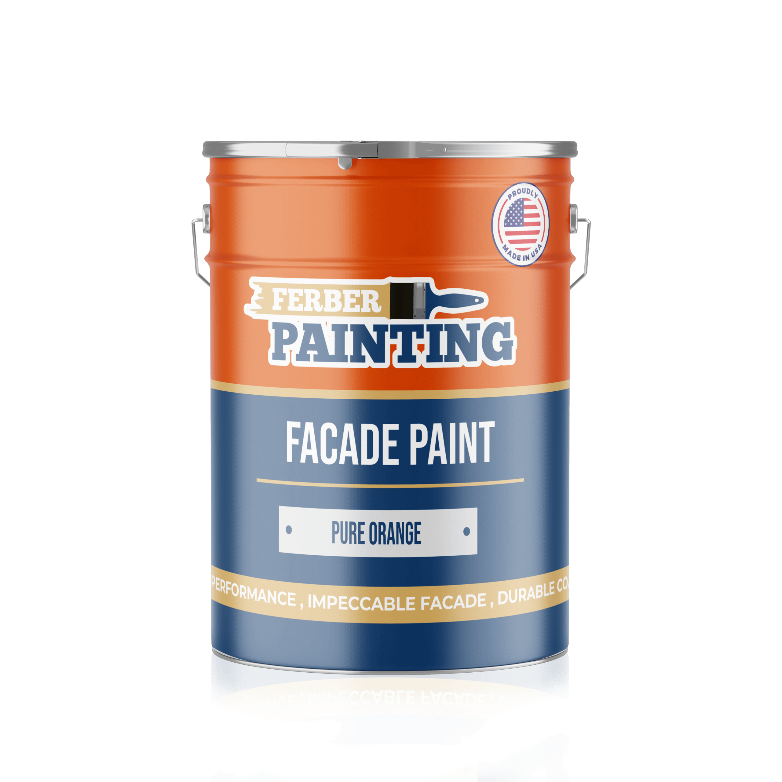 Ferber Painting fasademaling ren oransje 1 l matt