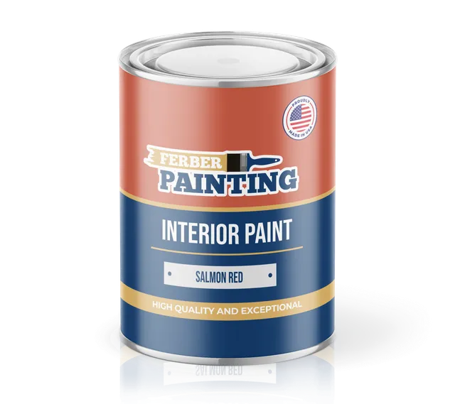 Ferber Painting interiørmaling lakserød veggmaling matt