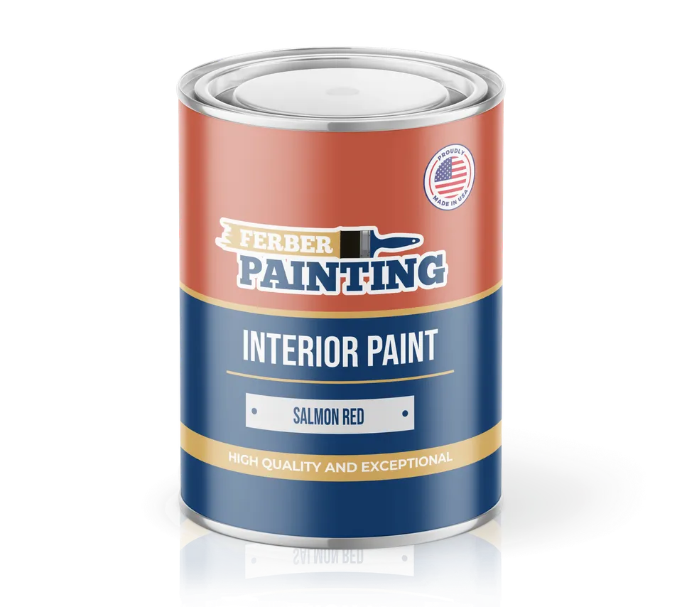 Ferber Painting interiørmaling lakserød veggmaling matt