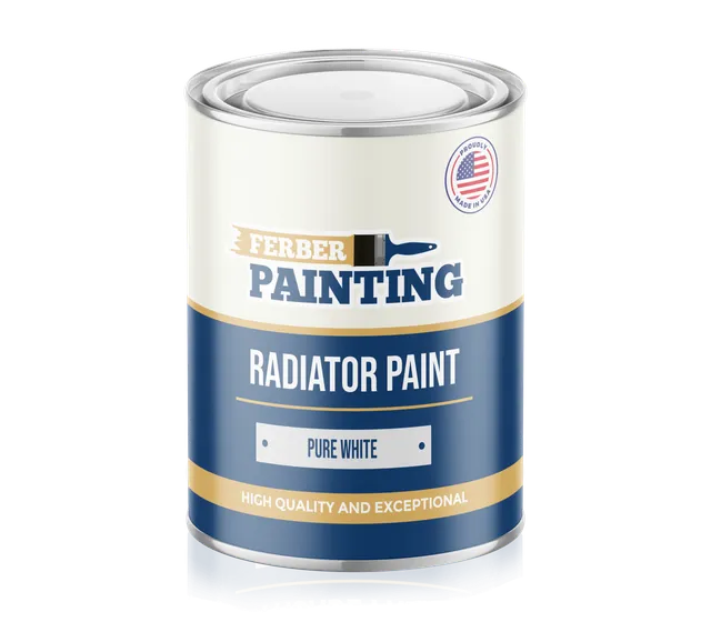 Ferber Painting radiatorlakk ren hvit varmebestandig