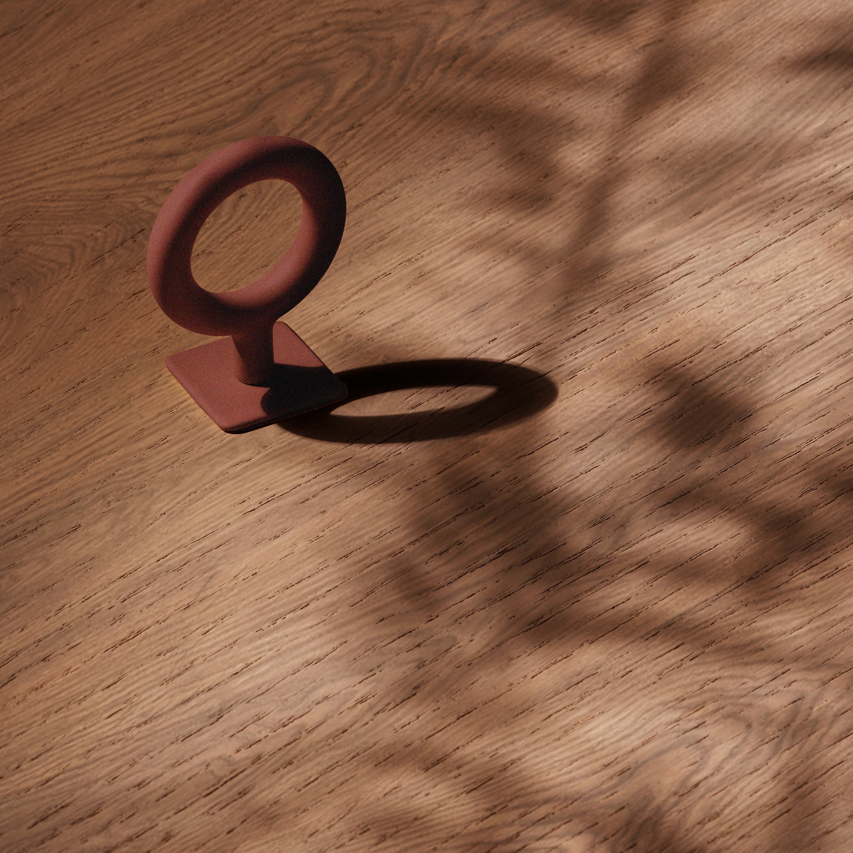 Toniton Key håndtak Reddish Brown matt rødbrun