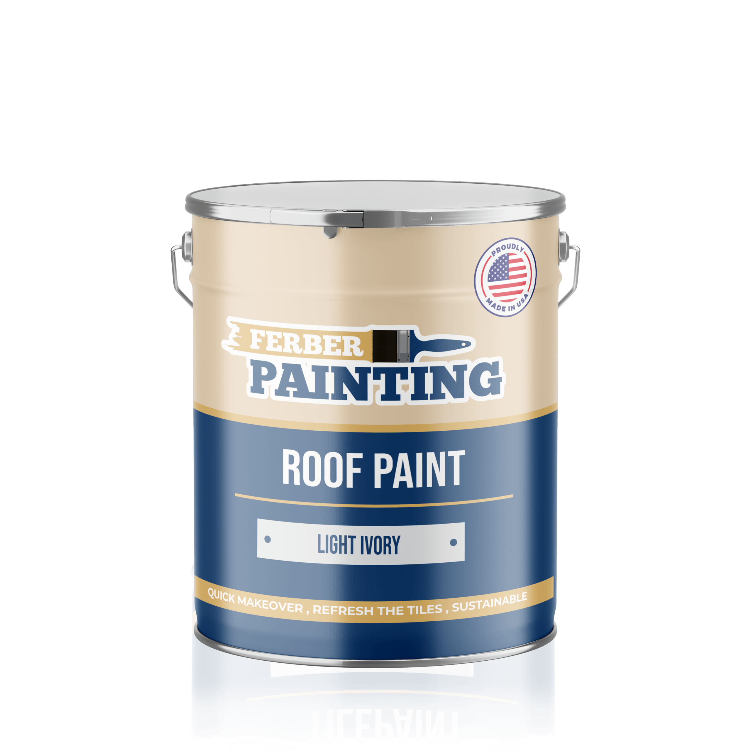 Ferber Painting Roof Paint takmaling lys elfenben matt