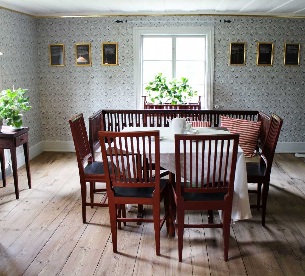 Gysinge Förmaket grå papirtapet 53 cm x 10 m