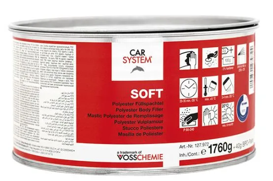 Carsystem CS Soft polyestersparkel 2,6kg kremet fyll