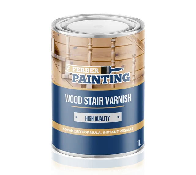 Ferber Painting Wood Stair Varnish trelakk for trapp slitesterk