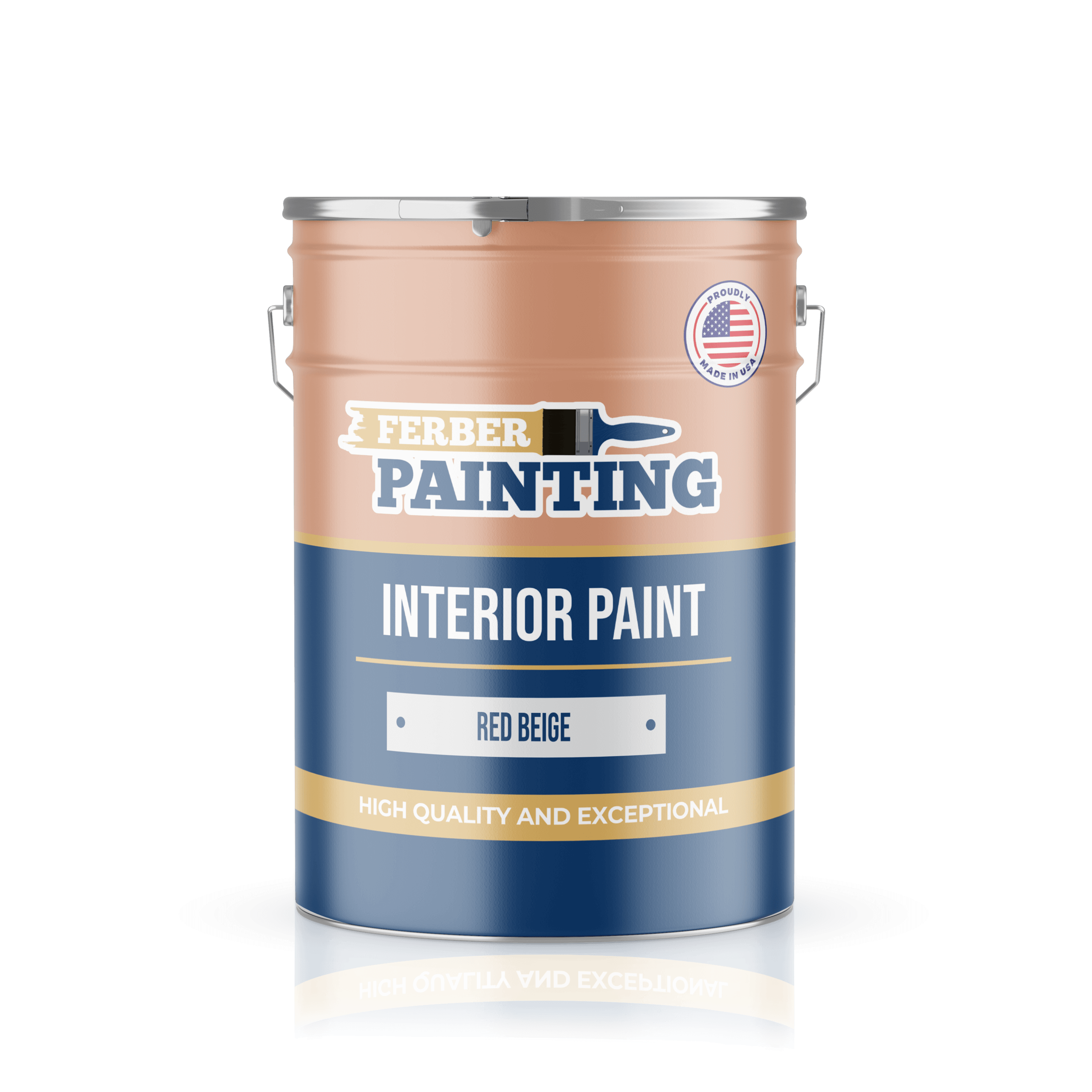 Ferber Painting interiørmaling rødbeige matt vaskbar