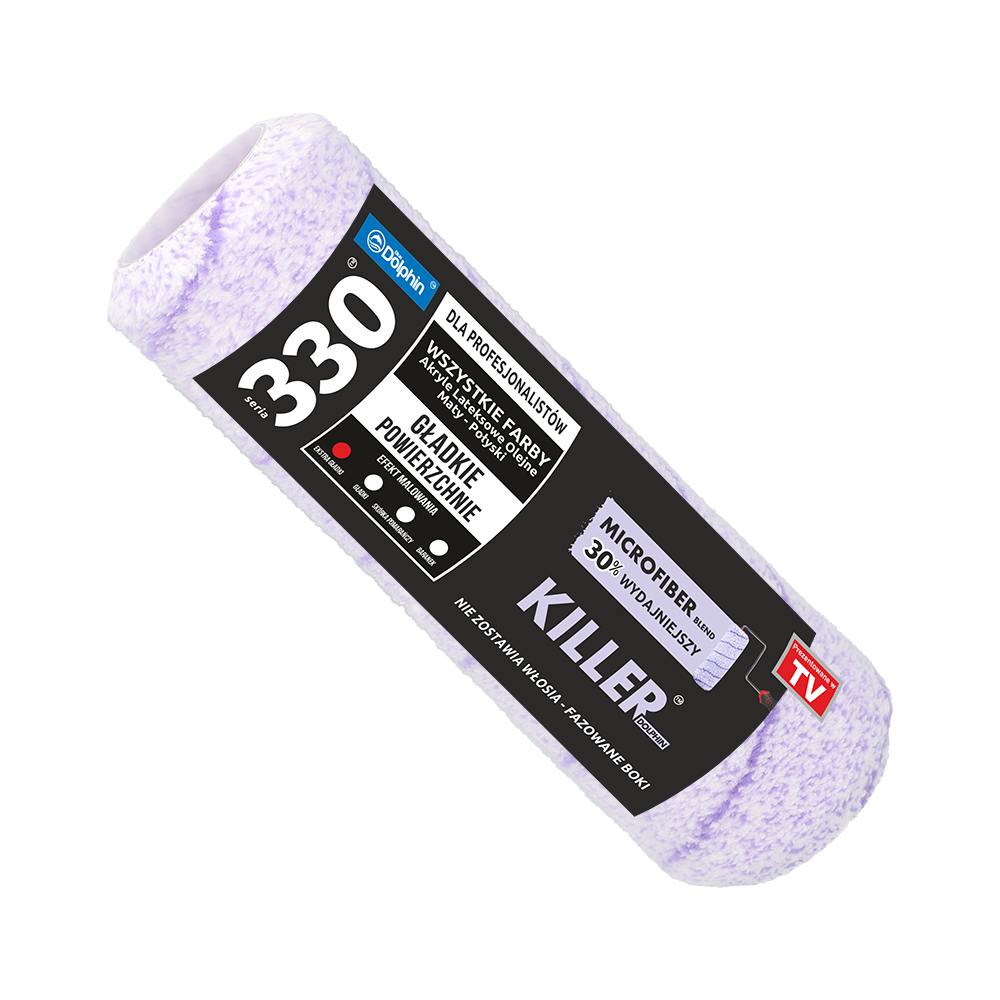 Blue Dolphin Killer Microfiber Blend malerull glatt resultat
