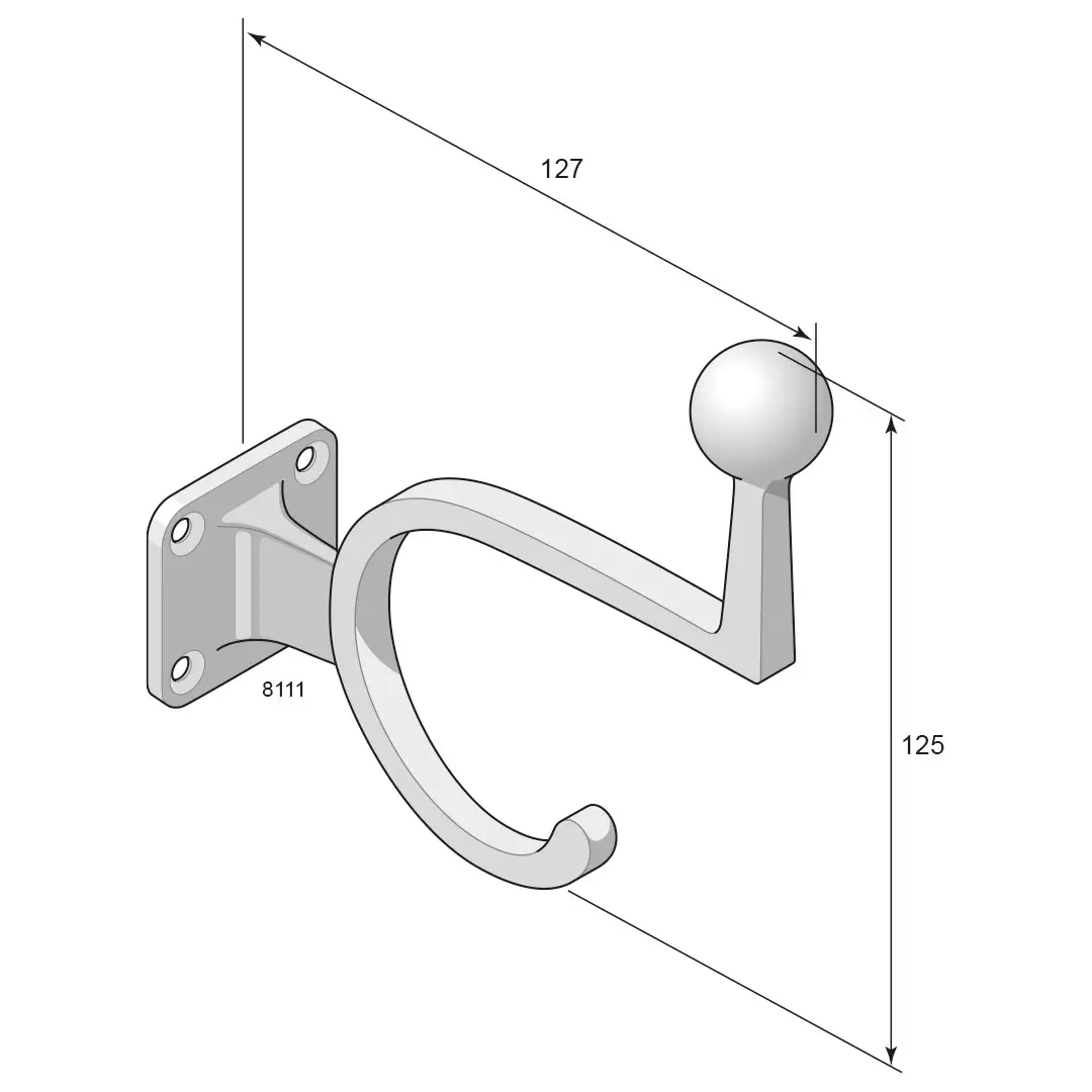 Gysinge Klädkrok 8111 kleskrok forniklet