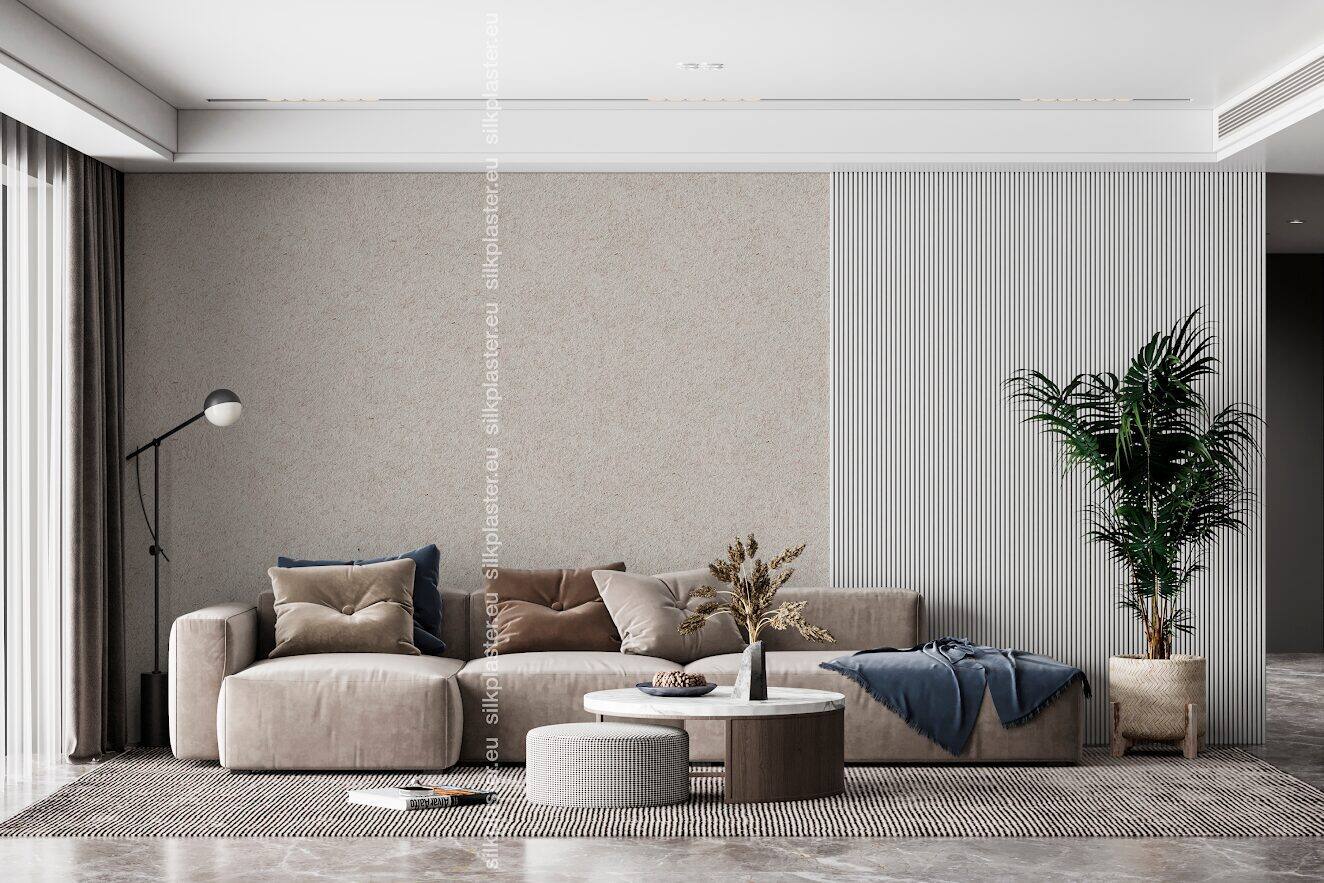 Silk Plaster Optima silkpuss lys veggbelegg