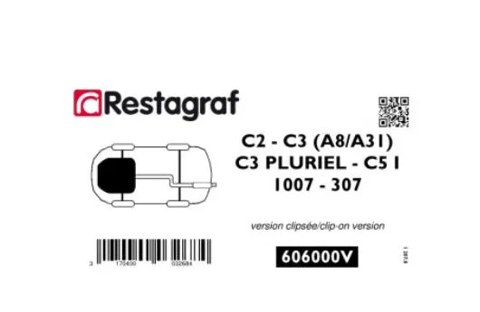 C. Christoffersen RG 606000V festesett motorskjerm
