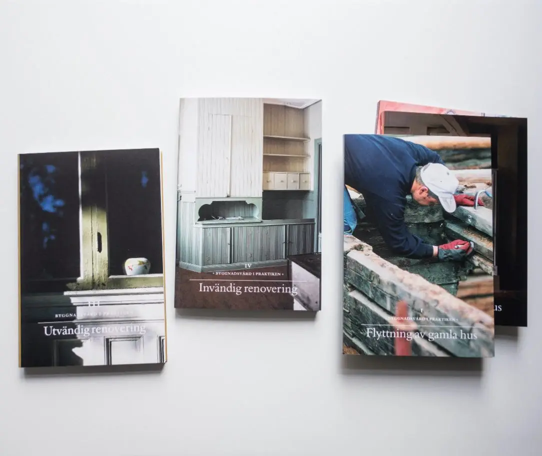 Gysinge Bygningsvernerens bibliotek bokserie 5 bøker