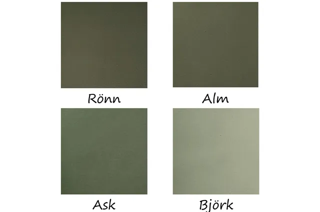 Ovolin Skogsgrønn eggoljetempera fargeprøve grønn