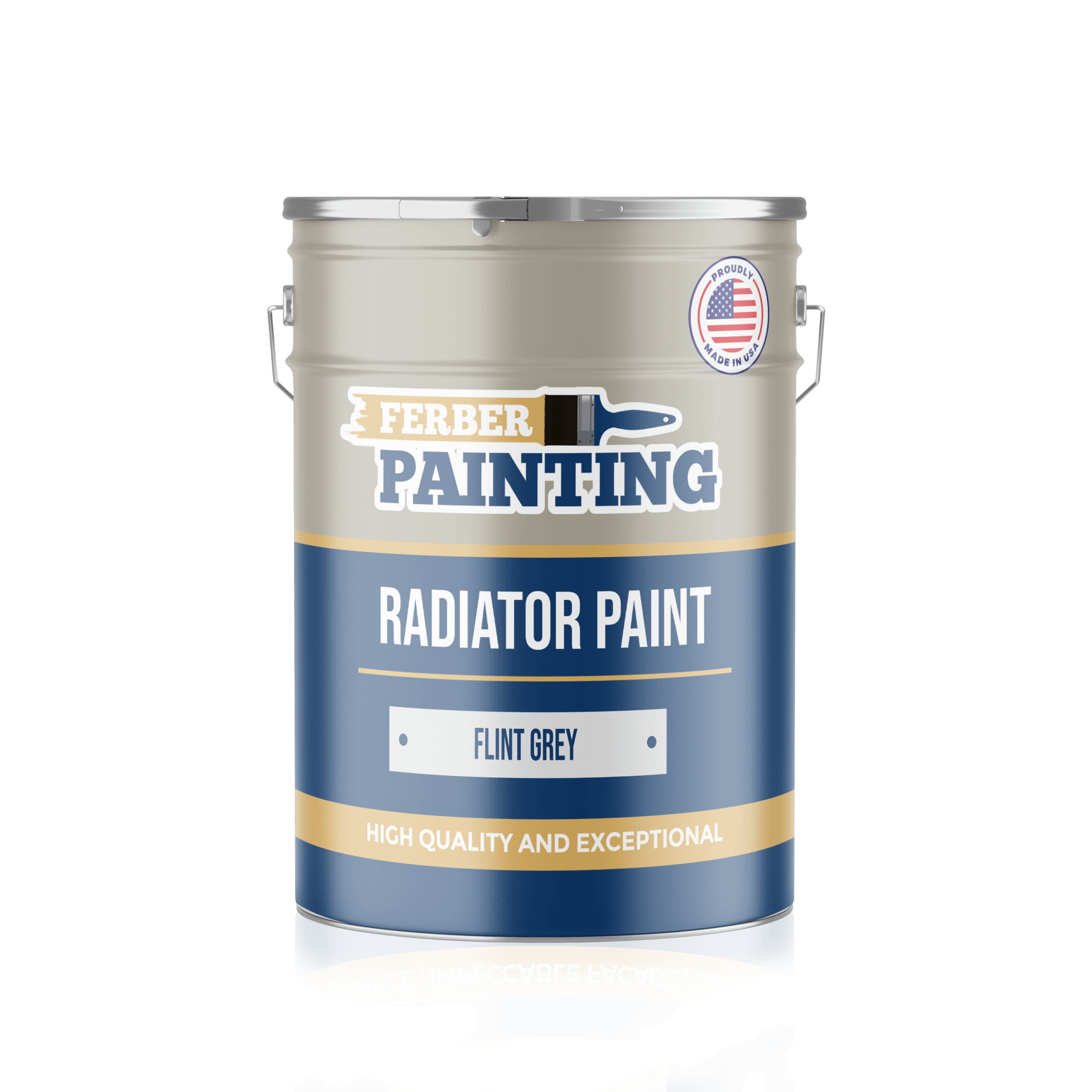 Ferber Painting Radiator Paint Flint Grey radiatormaling